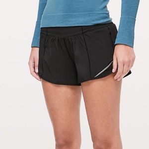 NWOT Black lululemon Harty Hot Short II